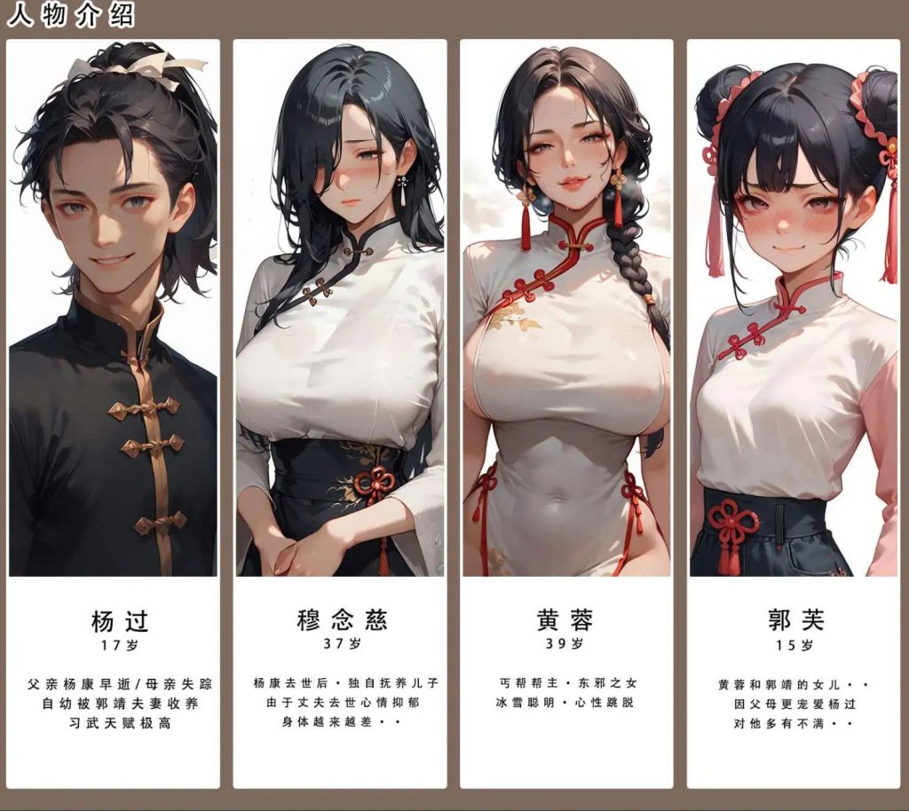 【AI/全彩/无修】神雕淫传01-04+短篇X3 [背德.无水印]【410M】SLP福利社-老色批福利社老色批福利社